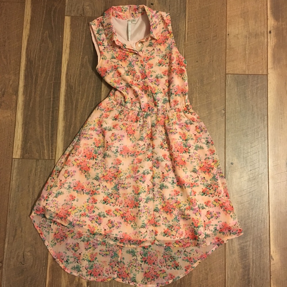 Lauren Conrad Floral High Low Dress